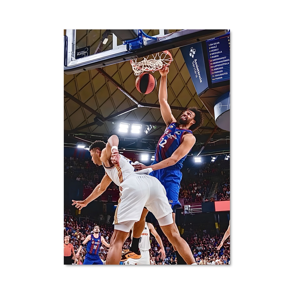 Poster barcelona basketball